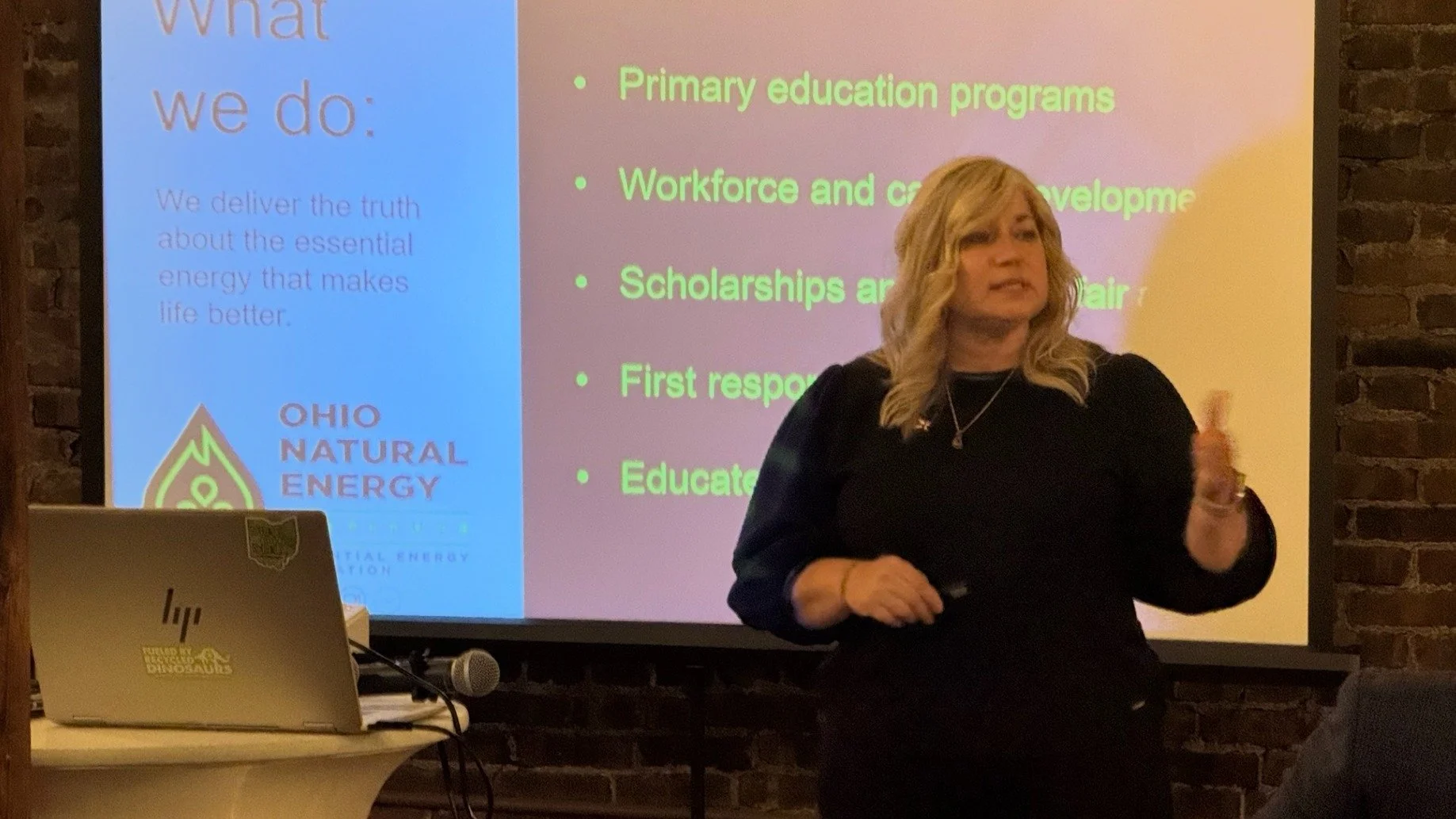 Last night, Shawn was the keynote speaker at the Ohio Valley Energy Association Holiday Happy Hour in Wheeling, WV! 

She shared insights and key developments that shape the energy landscape in the region.