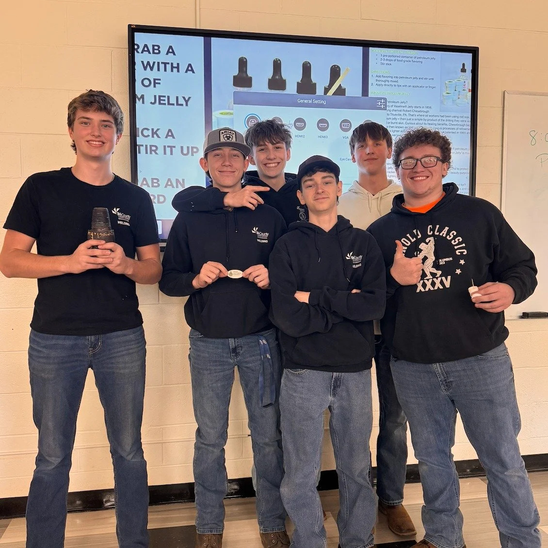 Today, Mandolyn was in Athens County at @tricountycareercenter where she gave nine presentations to students!