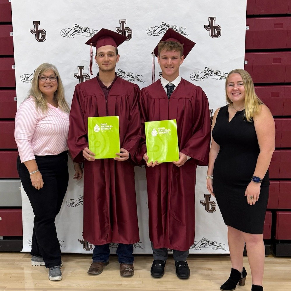Yesterday, Shawn and Mandolyn proudly attended John Glenn High School's Senior Recognition Awards Assembly! 

They awarded two scholarships on behalf of Ohio's natural gas and oil industry.