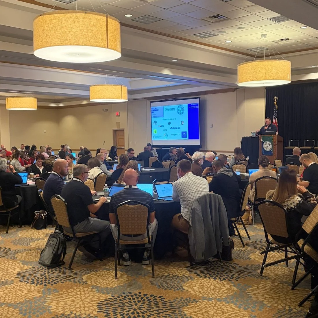 It was a pleasure to be part of the Ohio Career Technical Administrators Conference Fall Conference highlighting the programs and materials we offer to students, teachers, and the larger community. 

We spoke with 250 members and administrators of ca