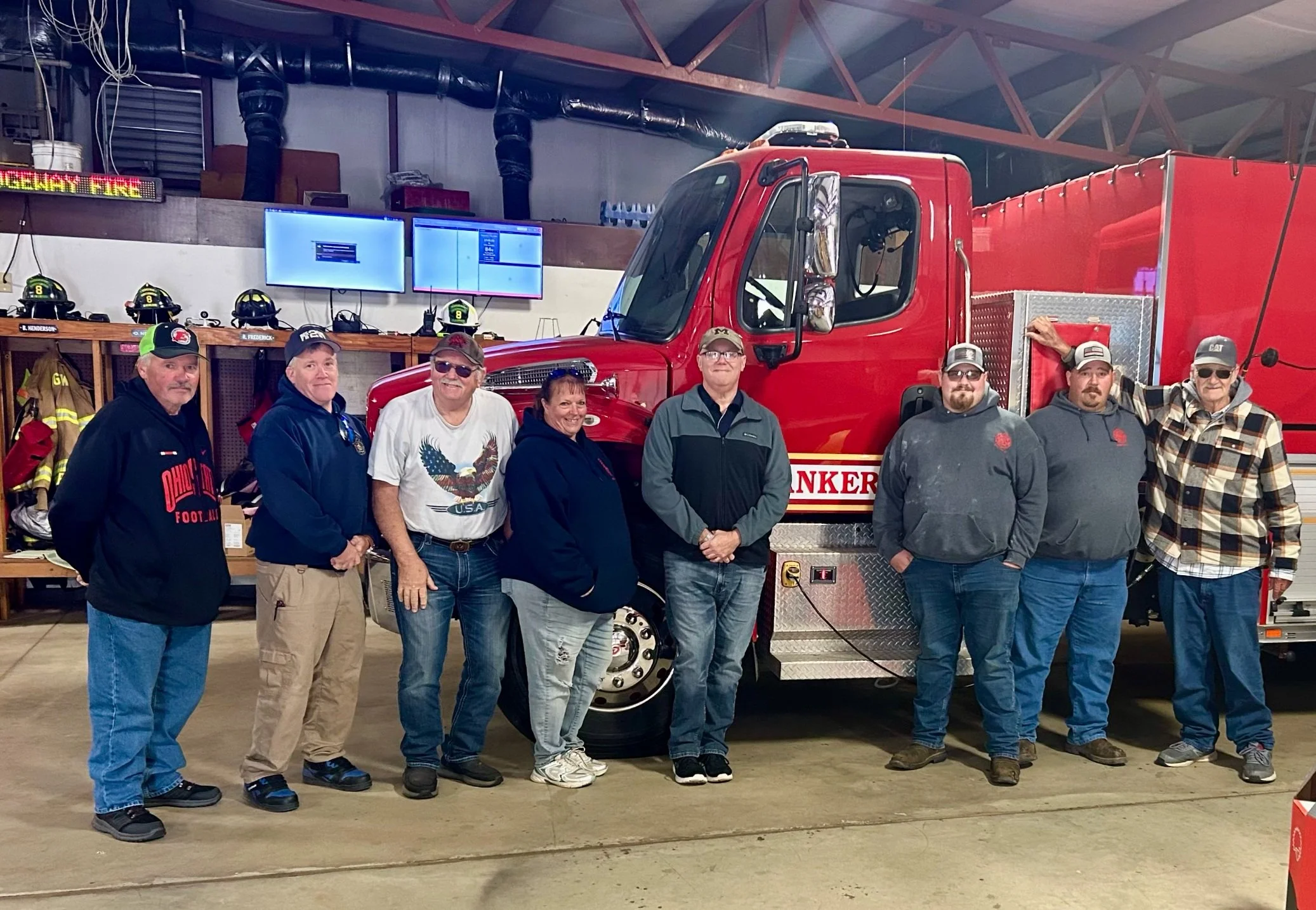 Over the weekend, we were at the Ridgeway Volunteer Fire Department for a Mobile GOSAFER training with firefighters from Ridgeway, Salt Rock, Wayne Township, Roundhead, and the Hardin County Local Emergency Planning Committee.