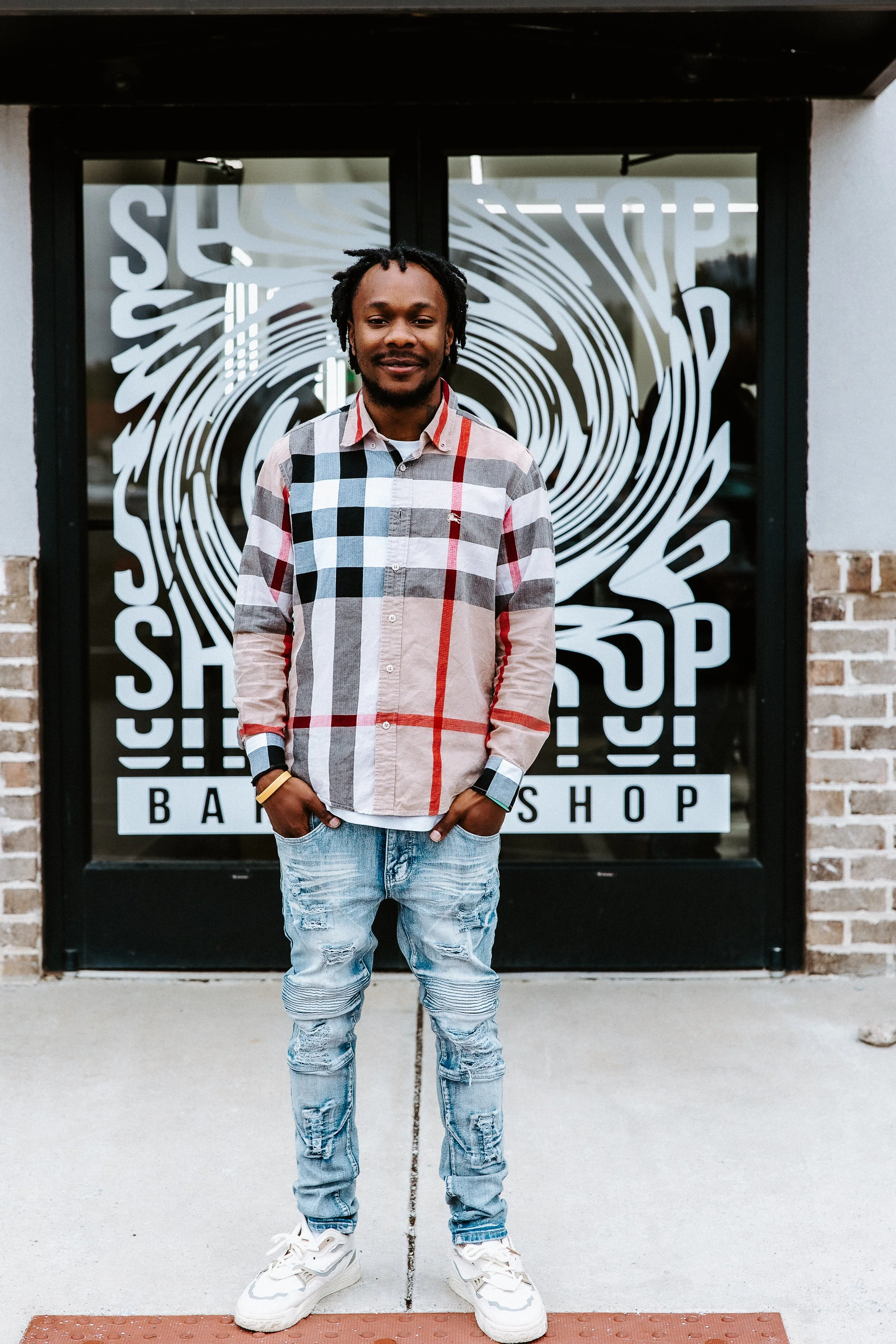 Eric at Sharp Top Barbershop