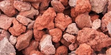 Red Lava Rock