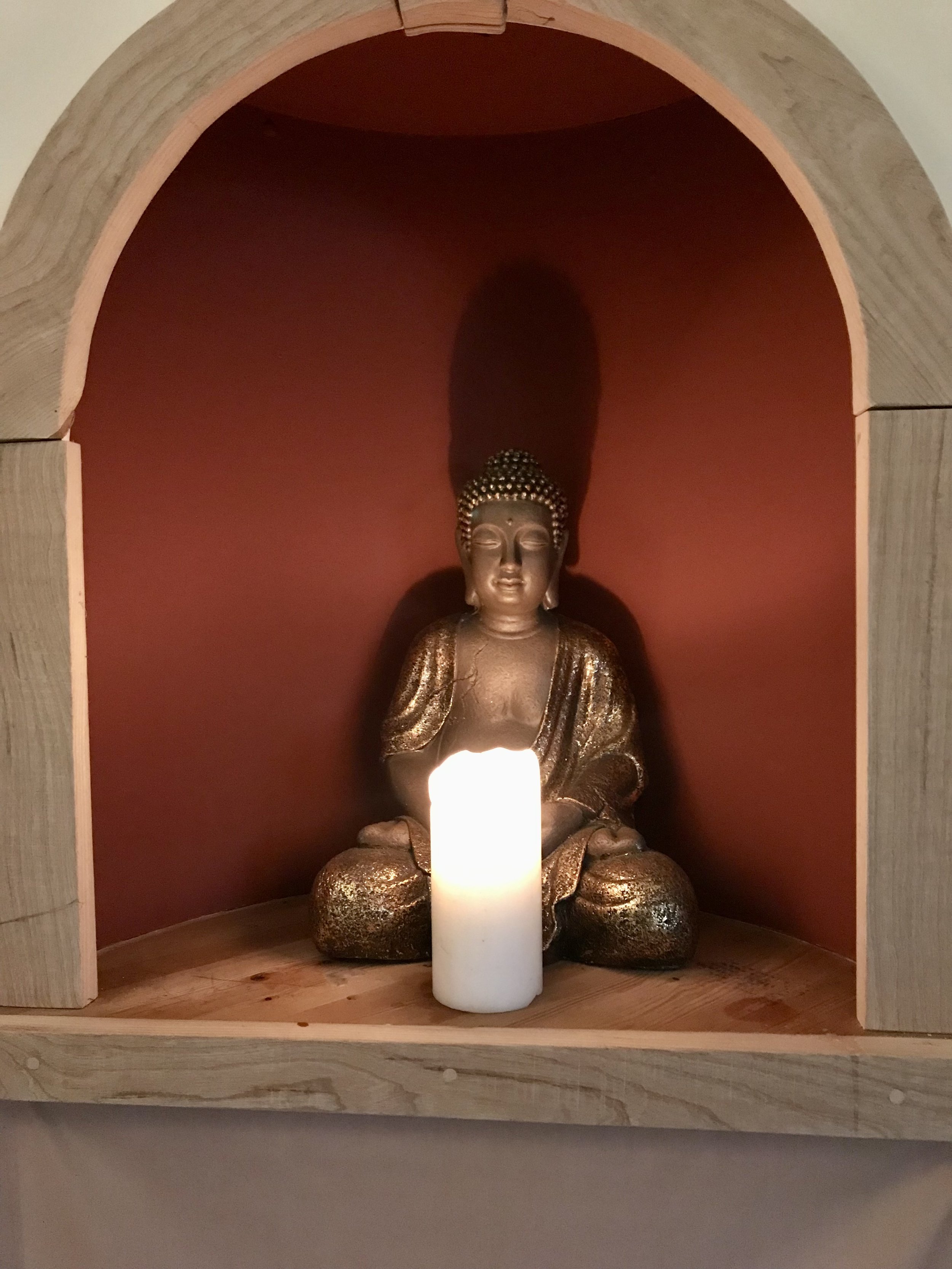 Buddha in the Yoga Room