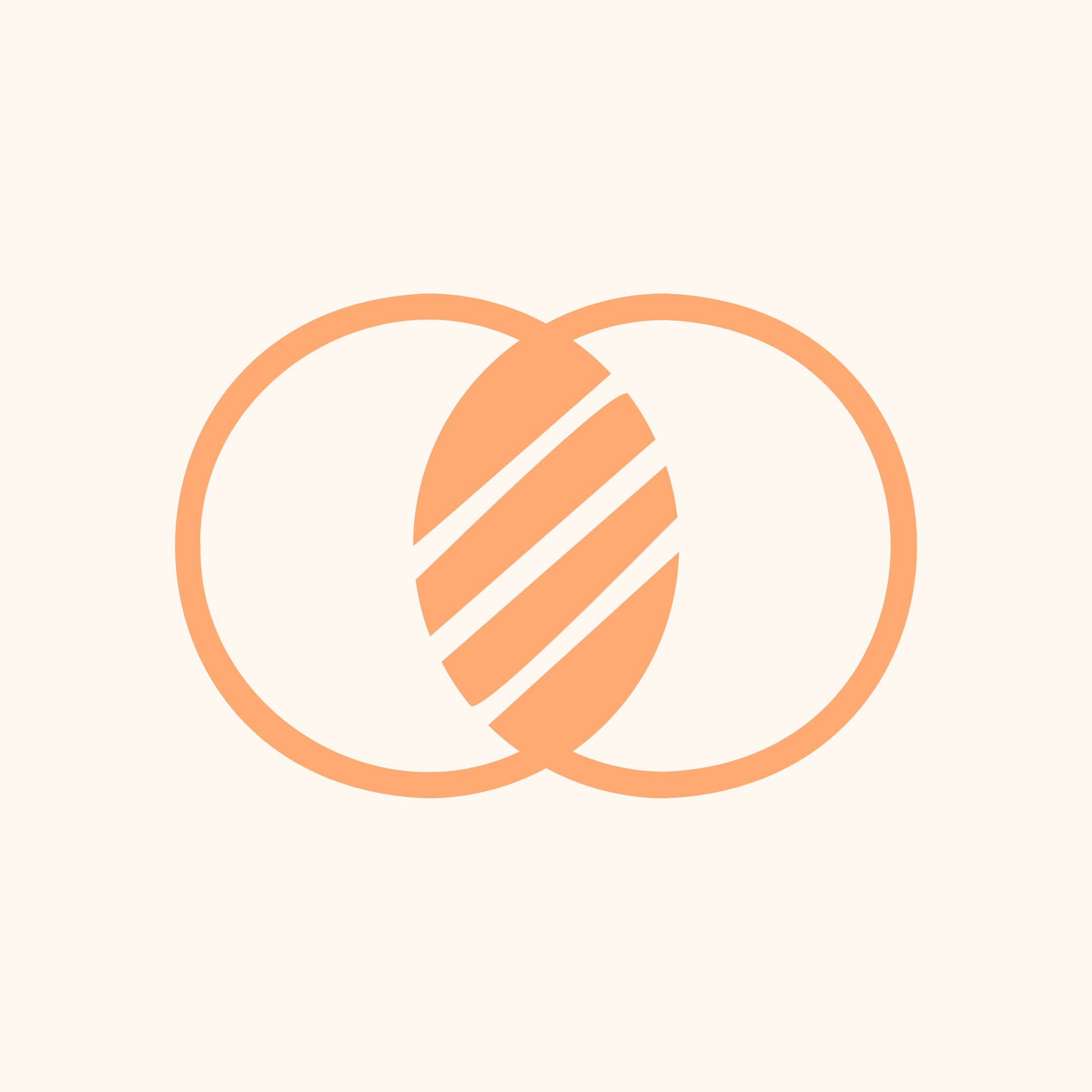 Two overlapping circles are shaded in the middle
