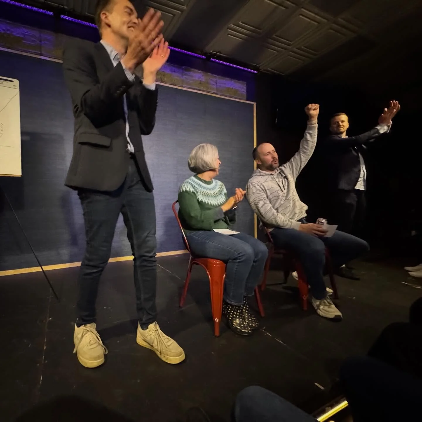 Hands in the air, rock on, dab, because we&rsquo;re BACK with TWO shows!! 

July 17th - 7PM &amp; 9PM | Chicago | The Den Theatre

Our last three shows sold out, so grab tix now!! Link in bio. Get ready for lots of new stuff;) 

#chicago #comedy #cor