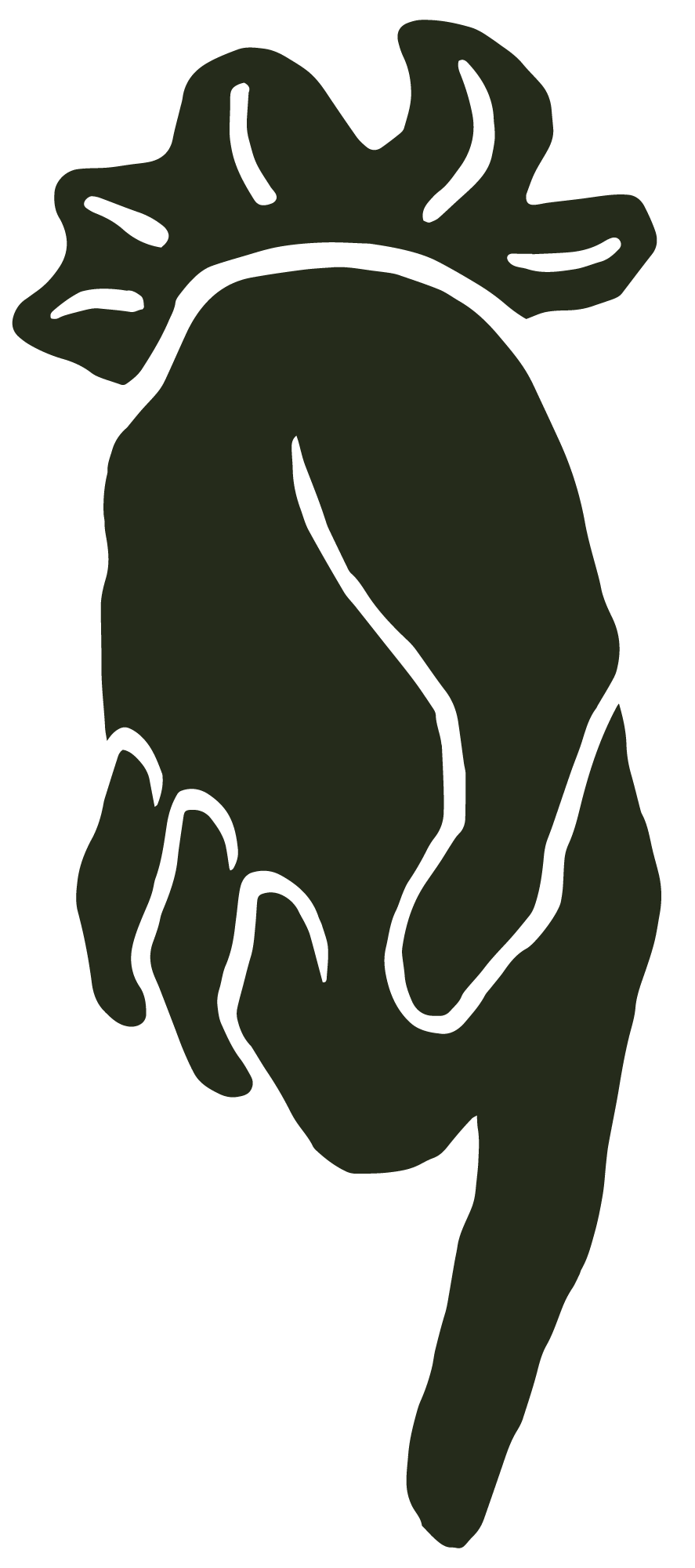 icon-green-silhouetted-hand-pointing-down