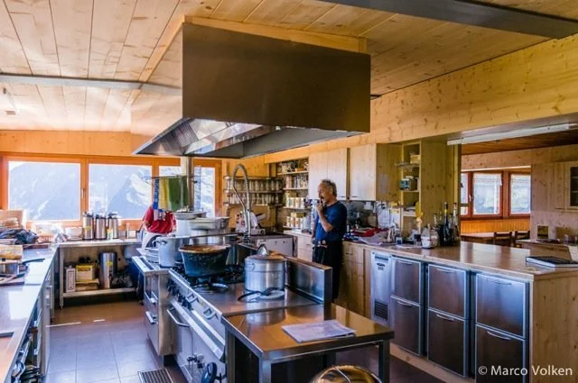 Campo Tencia Hut, Swiss Alpine Club. Photo Courtesy of Marco Volken.