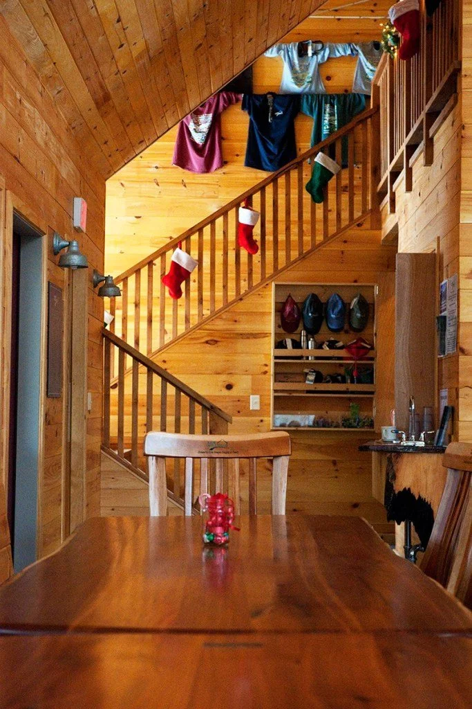 Poplar Stream Hut Interior, Maine Huts &amp; Trails. Photo courtesy of John Orcutt