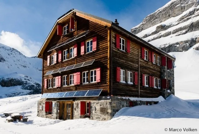 Lammeren Hut, Swiss Alpine Club. Photo courtesy of Marco Volken.