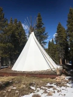 Tipi near Continental Divide Hut