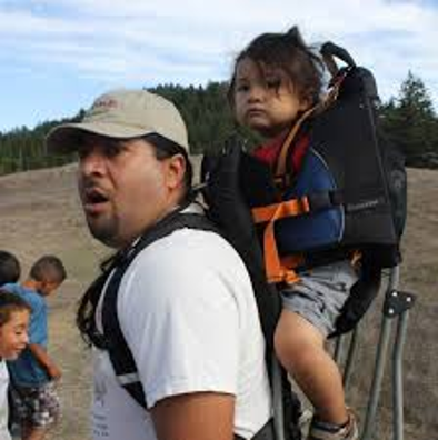 Omar and young trekkers