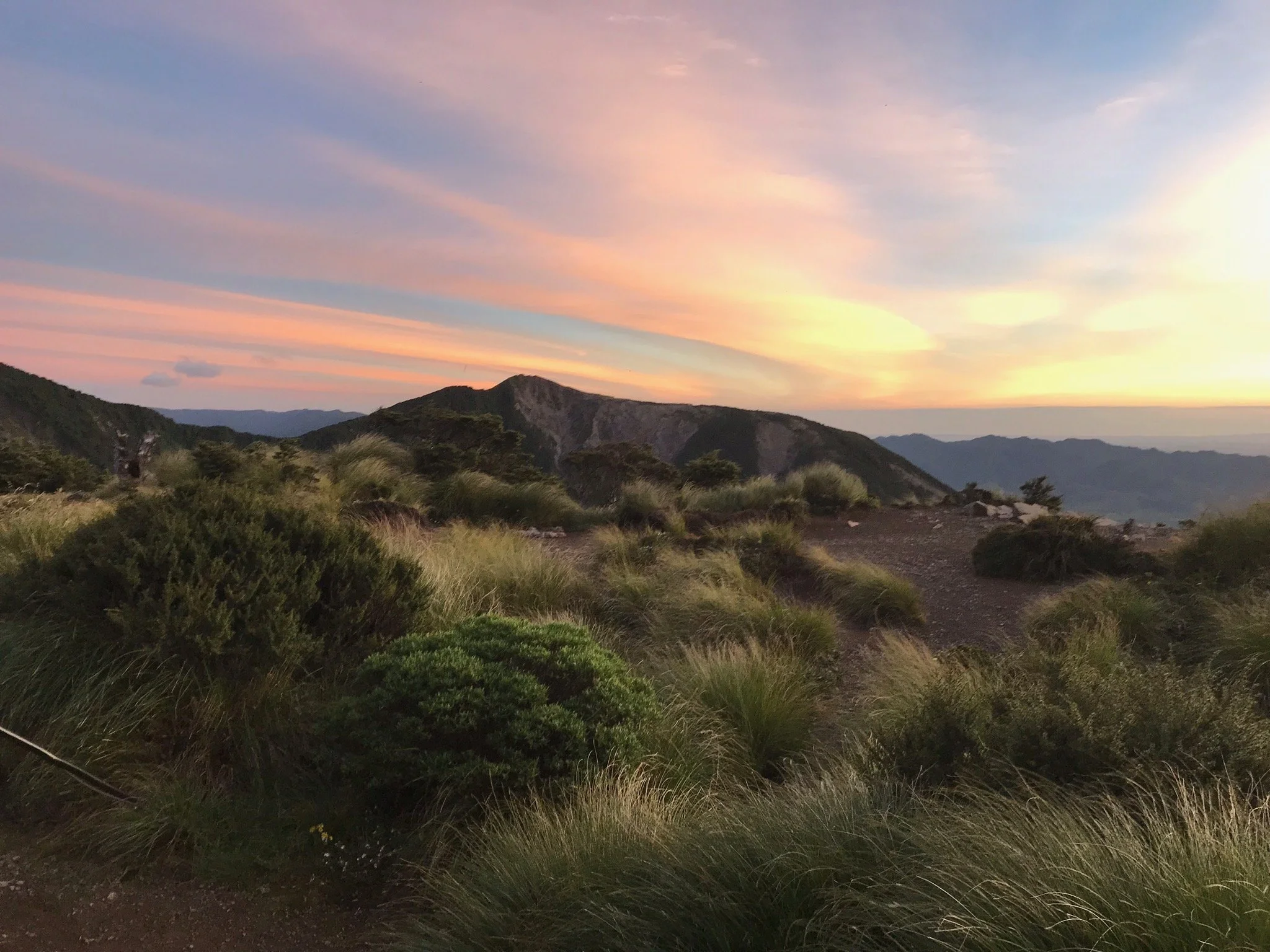 View from sunrise hut
