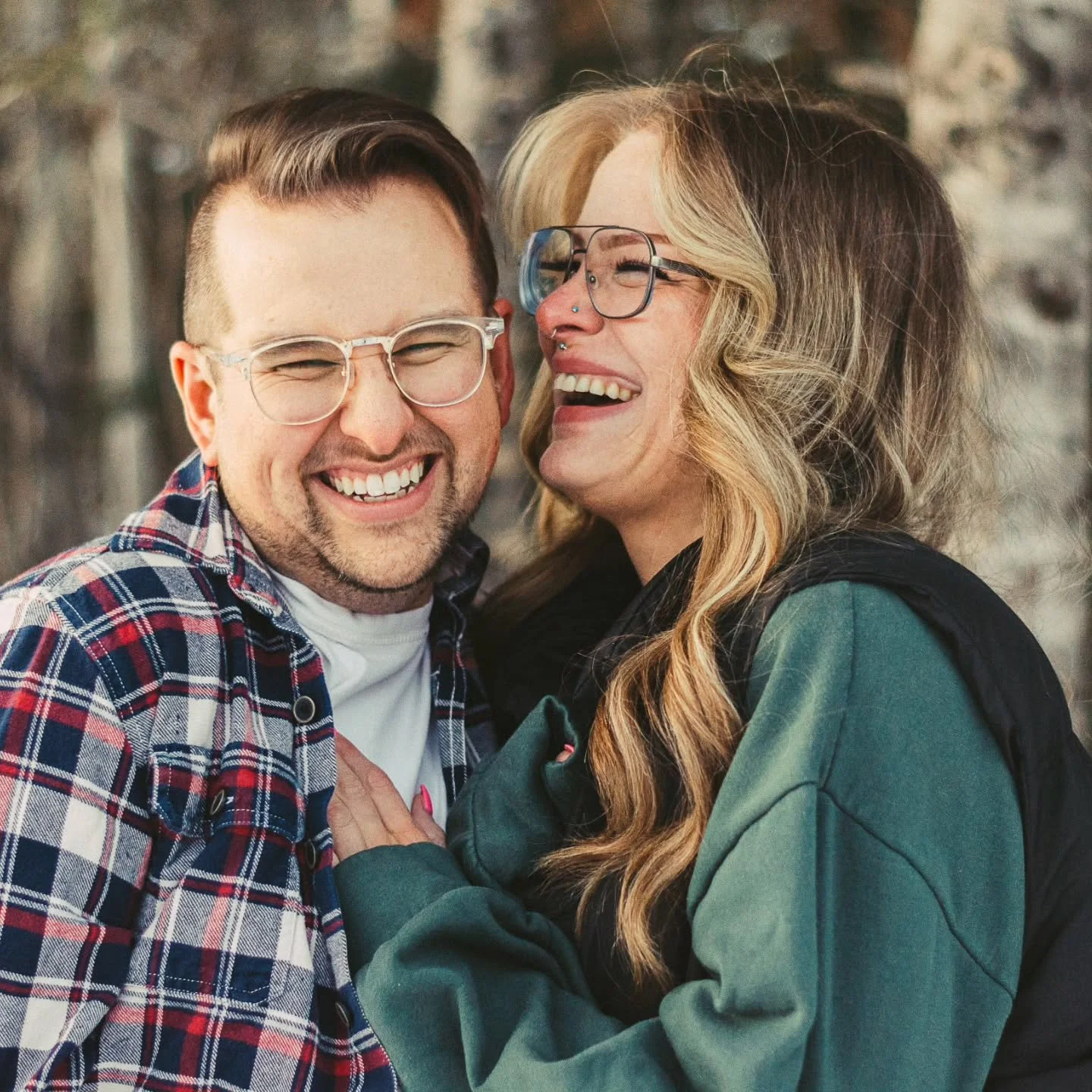 One of my favorite things? Capturing that moment where you're too busy having fun with your partner to even notice that your photos are being taken. I always strive for those genuine moments of connection and joy. Thanks A&amp;J for braving the cold 