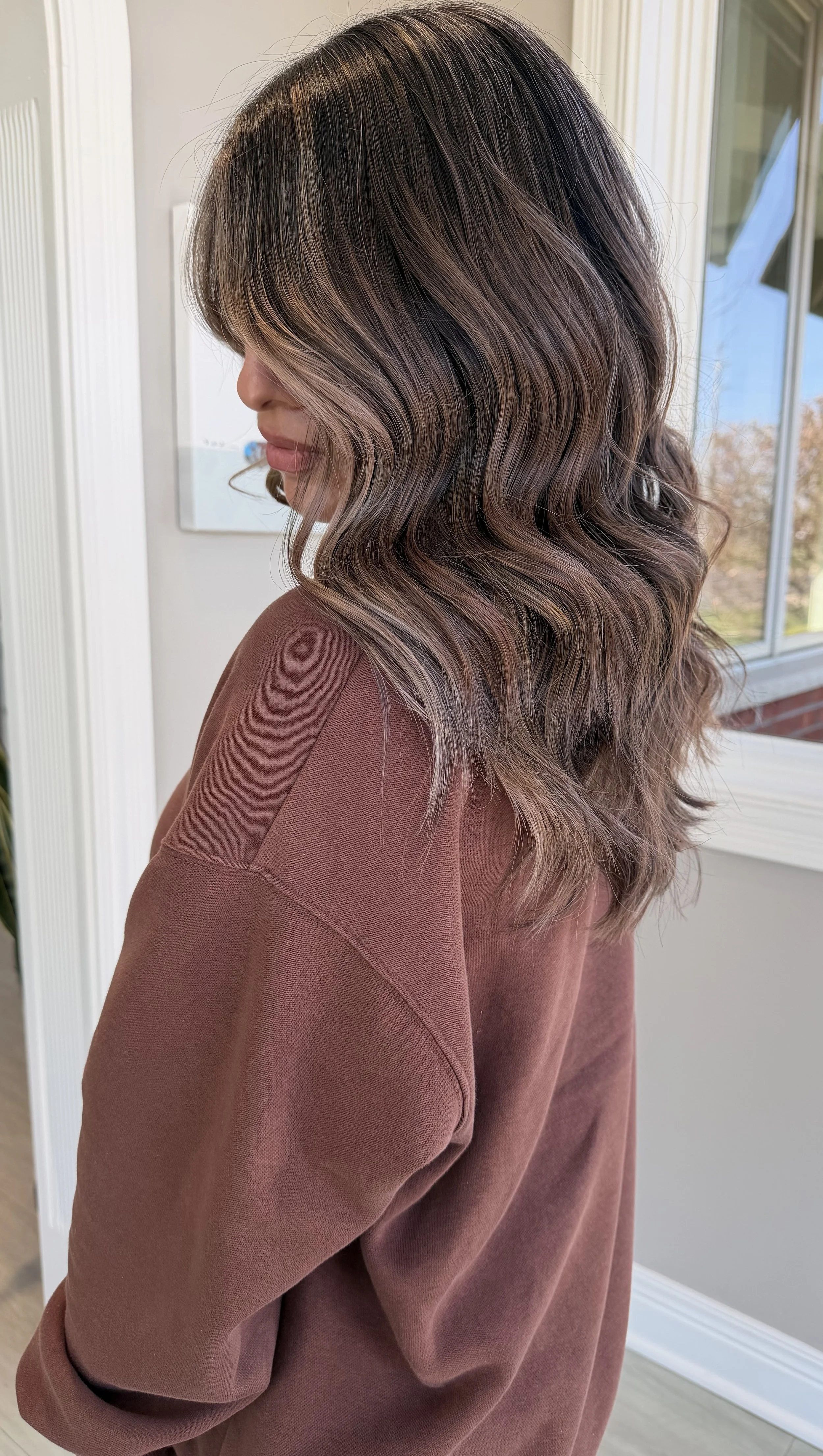Grey blend balayage by Brittany
