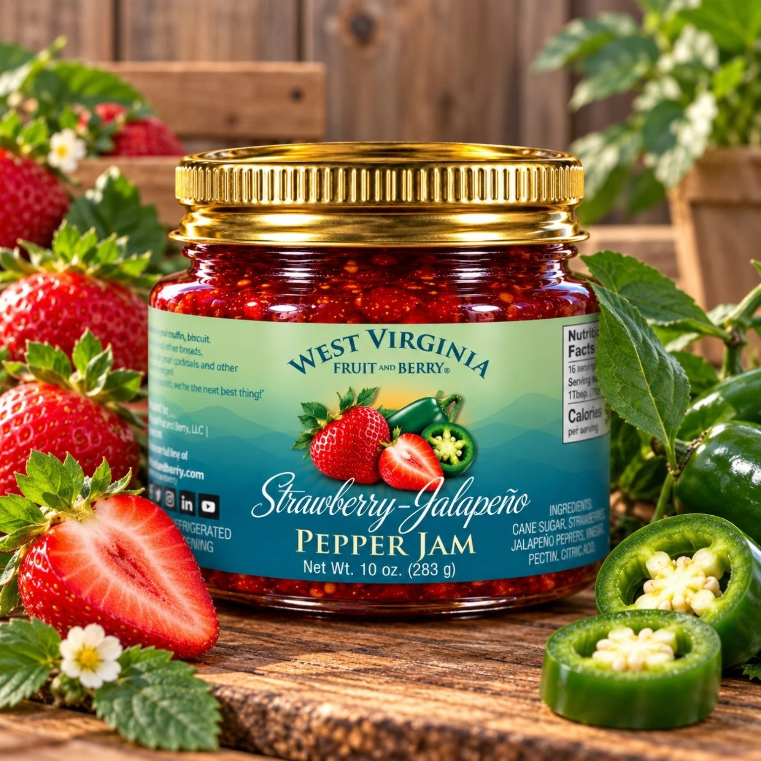 Strawberry Jalapeño Pepper Jam