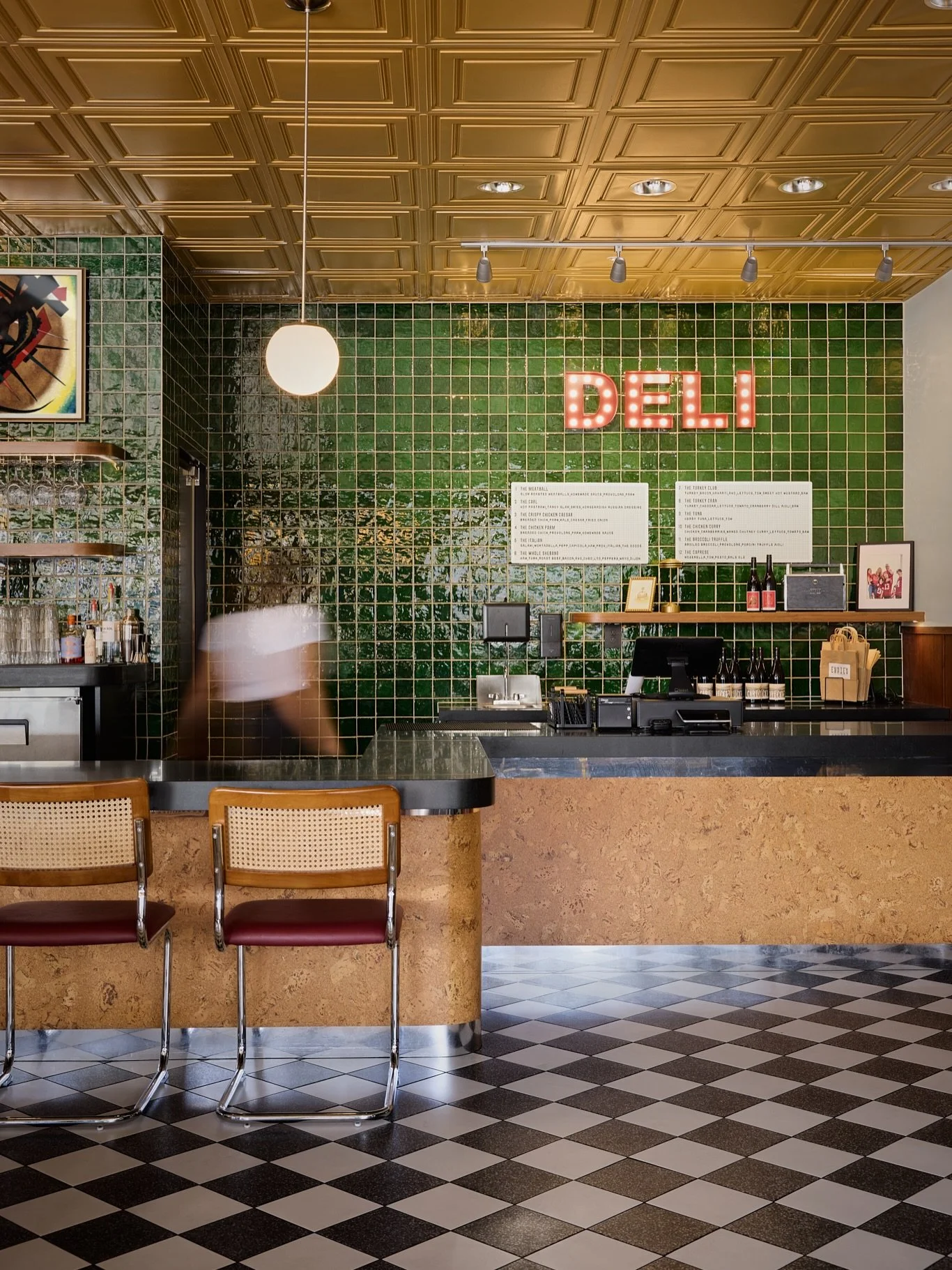 If you love the food @erniesdeliandwine we hope you love the atmosphere just as much! 

Working with its incredible owners we painstakingly designed and selected every material, color, finish and texture to make you feel at home, pour another glass, 