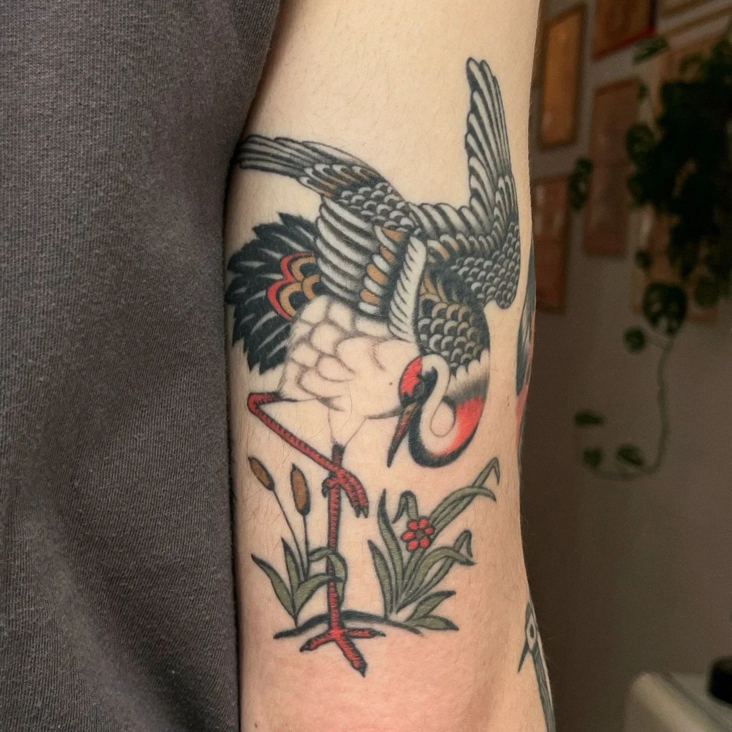 Healed crane for Philipp 🎏 always so nice to see the tattoos settled 🤍

#barcelona #barcelonatattoo #barcelonatattoos #berlintattoo #barcelonatattooartist