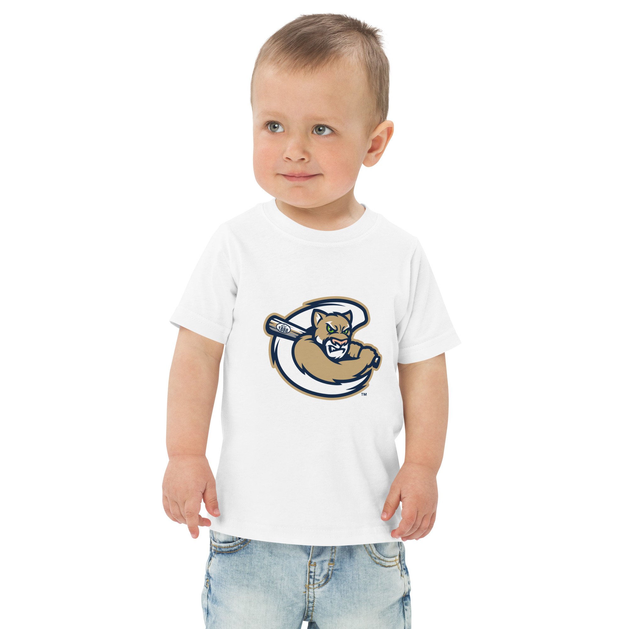 Baby Short Sleeve Onesie Cougar C Logo — Kane County Cougars