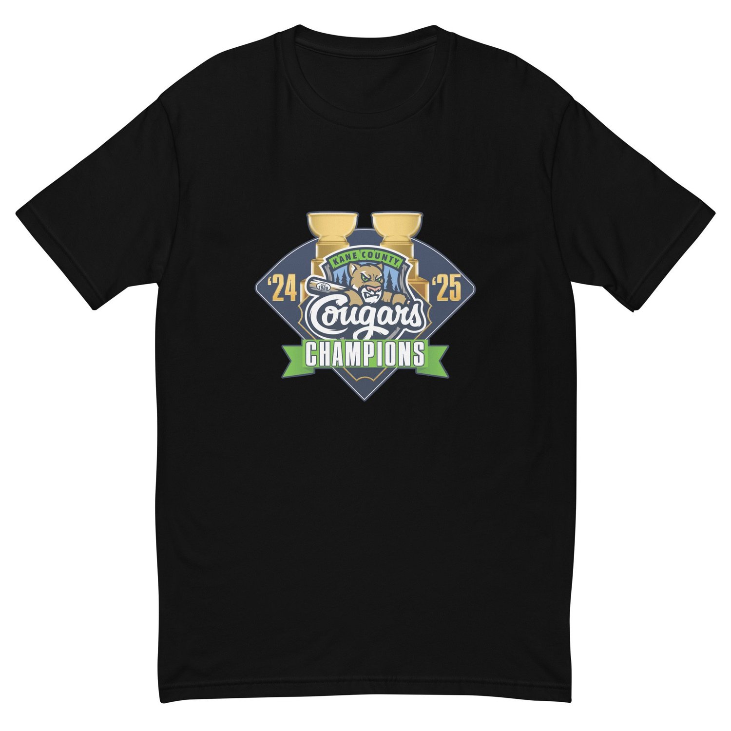 2025 Champions Short Sleeve T-shirt — Kane County Cougars