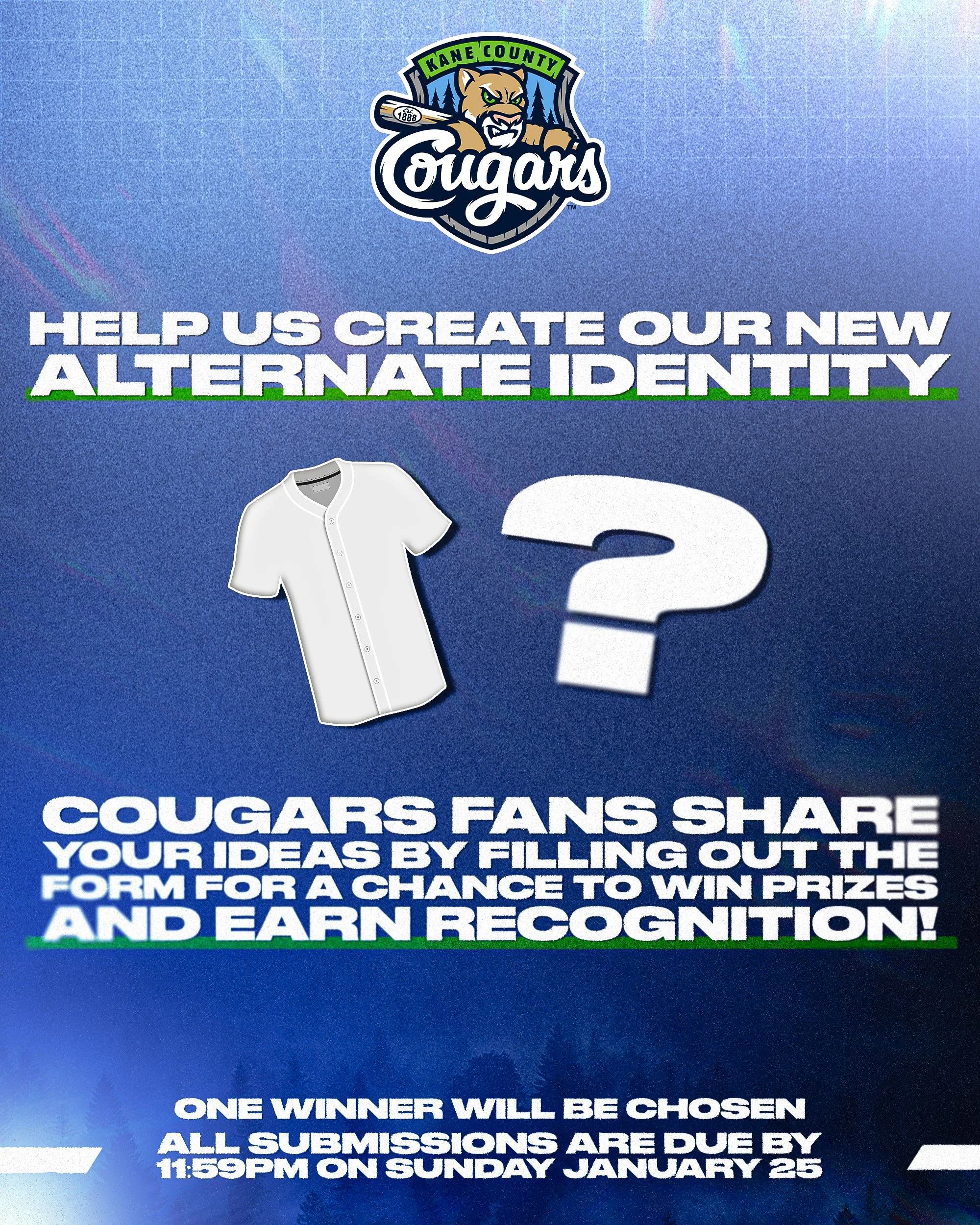Kane County Cougars “Alternate Identity” Contest