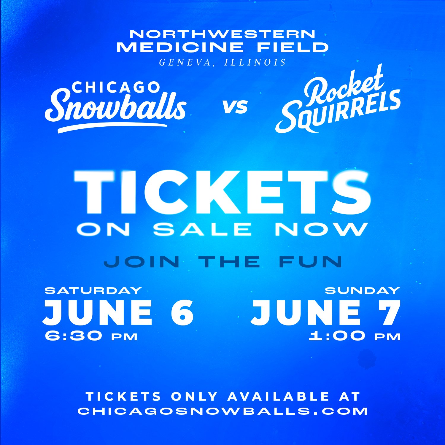 Chicago Snowballs 2026 Tour