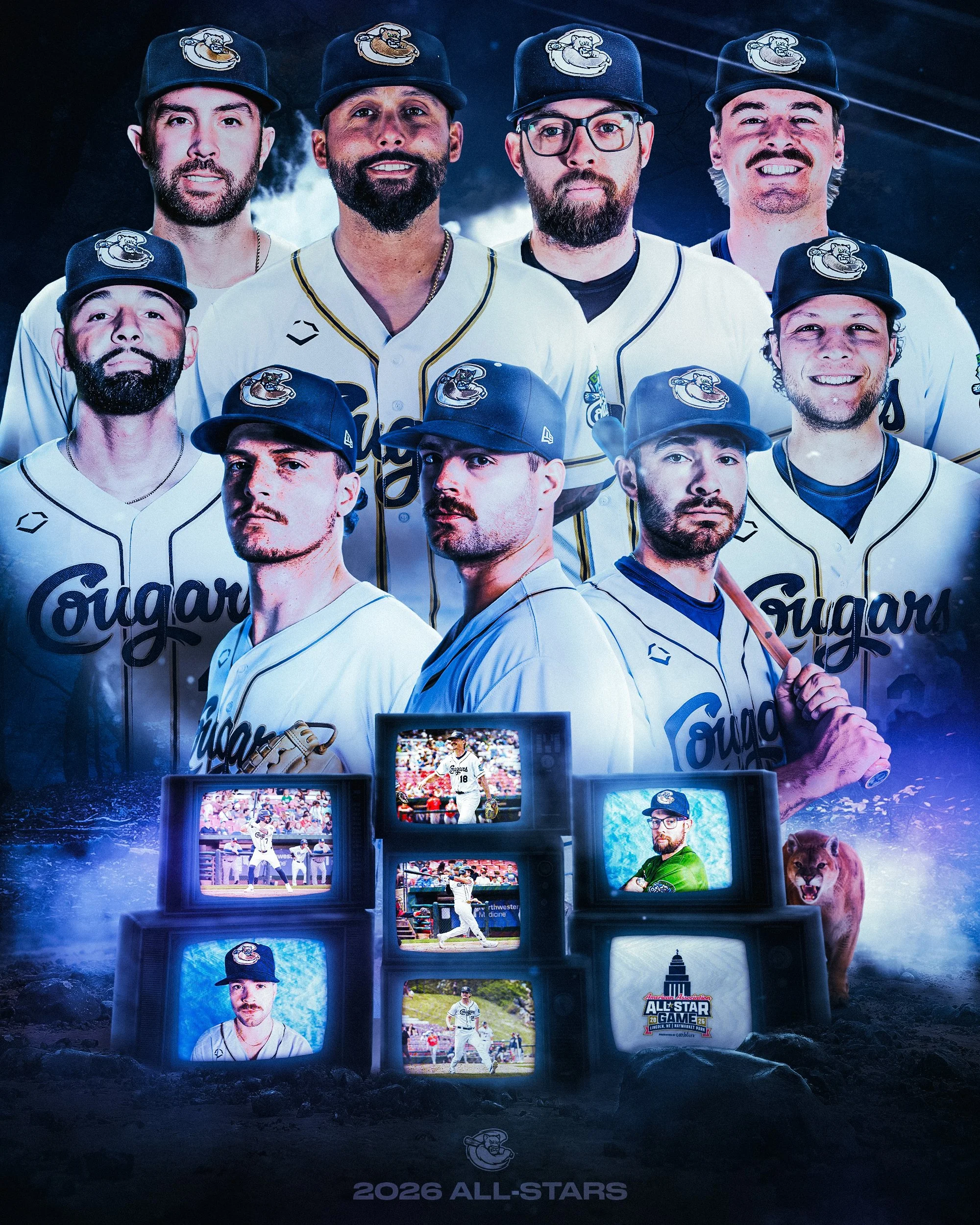 Kane County Cougars Send Nine to 2026 American Association All-Star Game