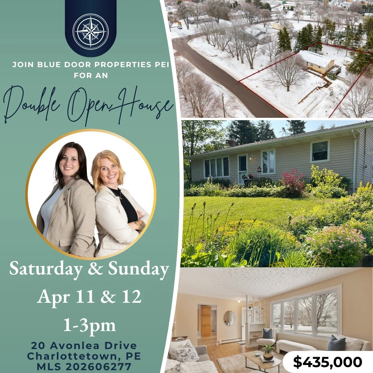 Your weekend plans just got better.

Join us for an open house at 20 Avonlea Drive, Charlottetown (MLS&reg;202606277)&mdash; a beautiful property ready to welcome its next owner.

Saturday &amp; Sunday
1:00 &ndash; 3:00 PM

No appointment needed. Jus