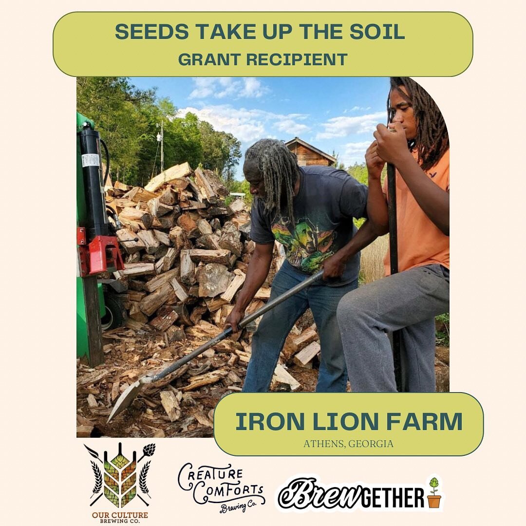 Congratulations to @ironlionfarm 🎉🌱a &lsquo;Seeds Take Up The Soil&rsquo; grant recipient. 

Iron Lion Farm is a community resource in the Athens, GA area that serves as a local pillar, providing organically grown vegetables and bringing together f