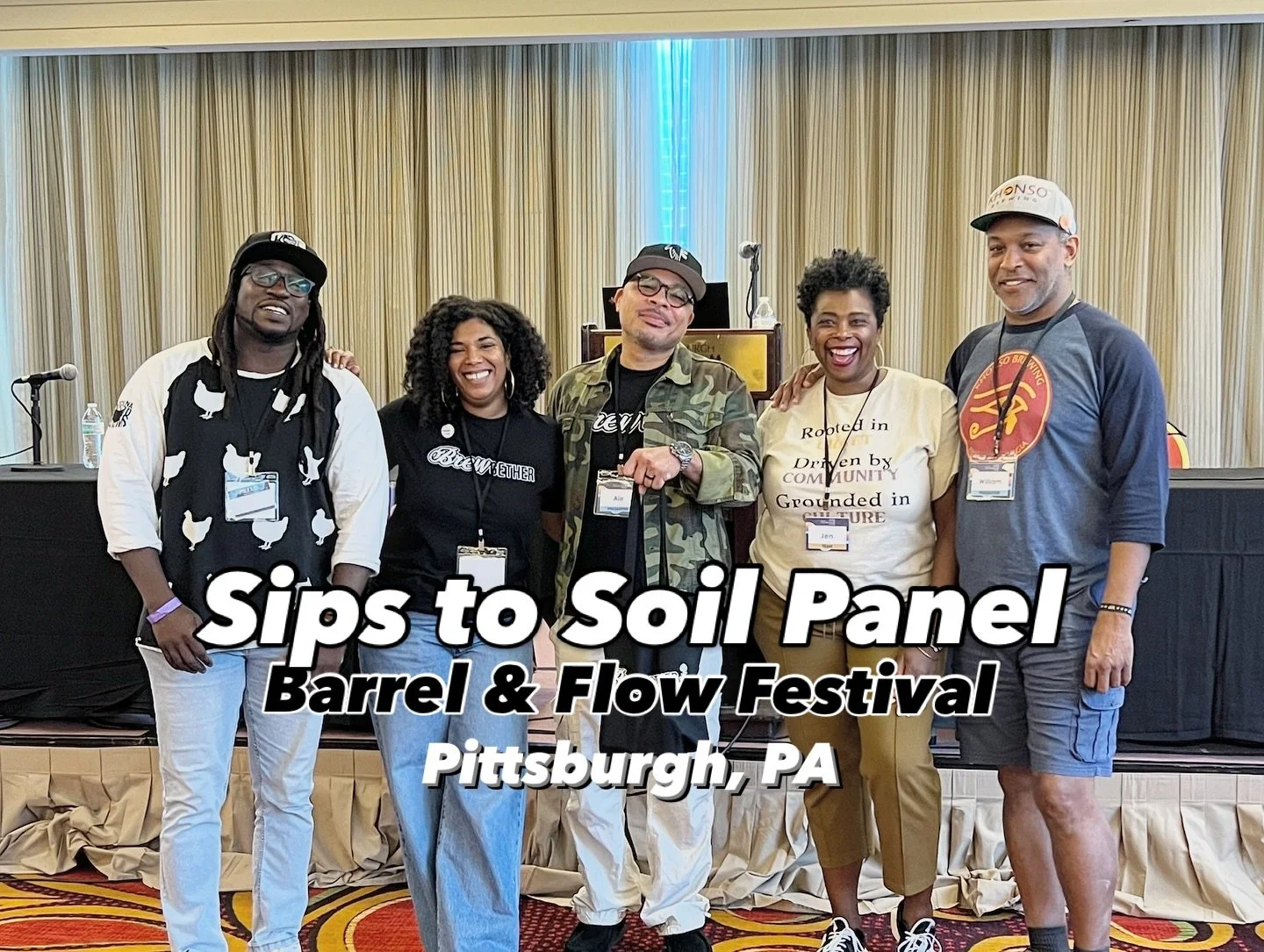 🌱🍺 Sips to Soil Panel 🍺🌱

At Barrel &amp; Flow, our Sips to Soil panel brought together Black farmers, brewers, and industry experts to explore the deep roots and the connection between craft beer and urban agriculture.

We heard from:
🌾 Farmer 