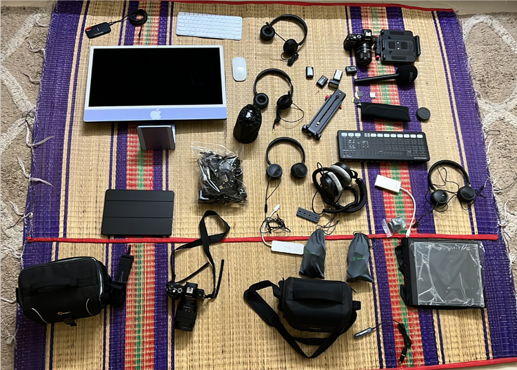 TV Ministry Equipment Arrives Safely in India