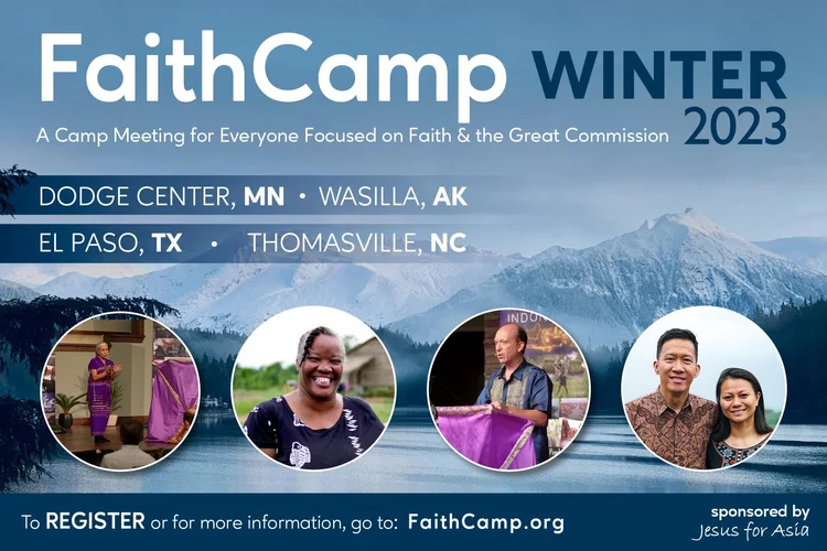 Announcing 2023 Winter FaithCamps