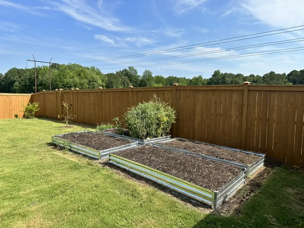wooden fence staining in Fuquay Varina