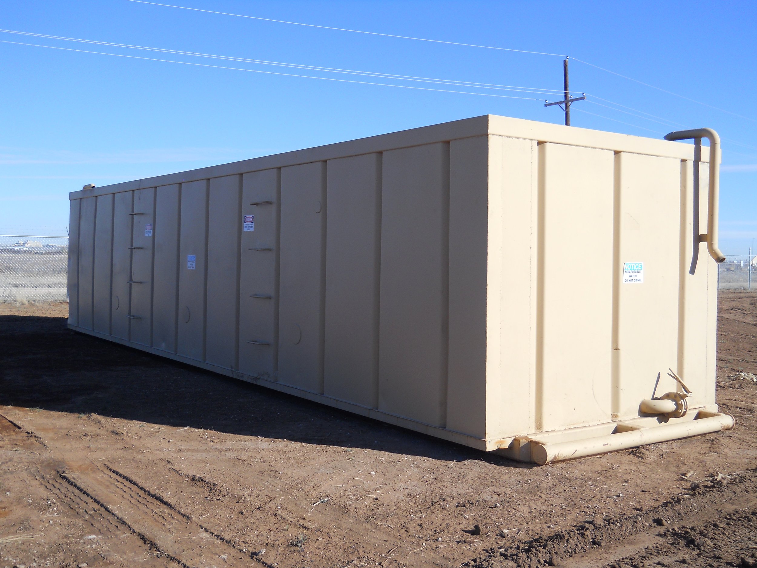 Water Tanks — KRP Rentals & Trucking