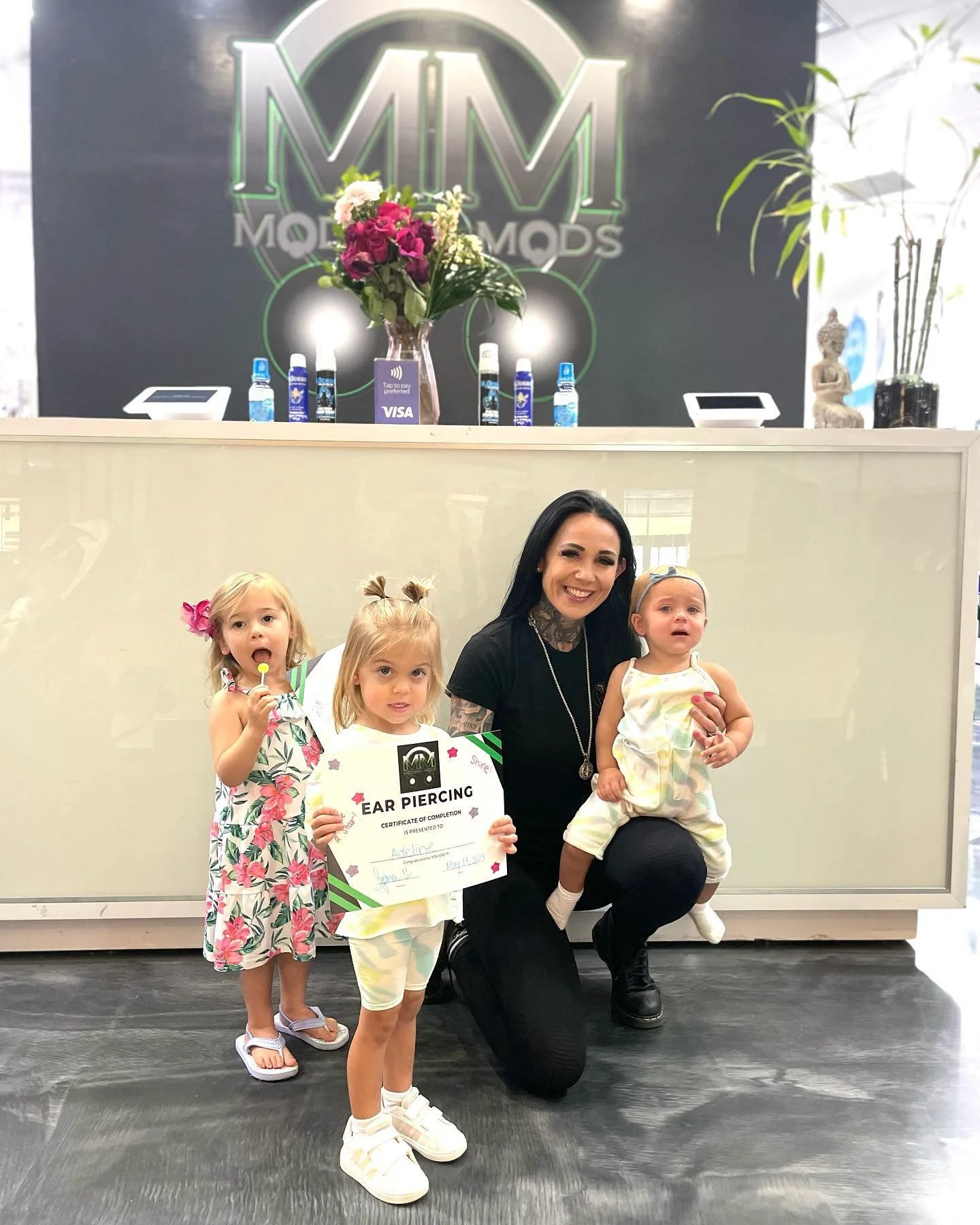 Child's Ear Piercing at Modern Mods