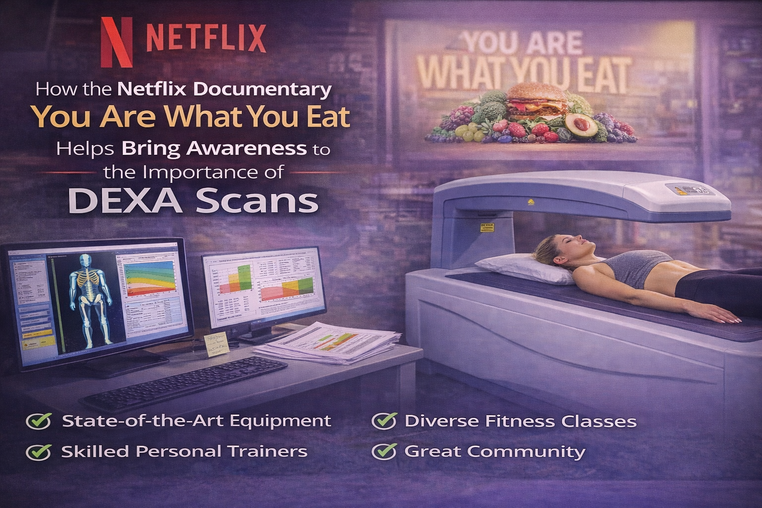 How the Netflix Documentary “You Are What You Eat” Helps Bring Awareness to the Importance of DEXA Scans&nbsp;