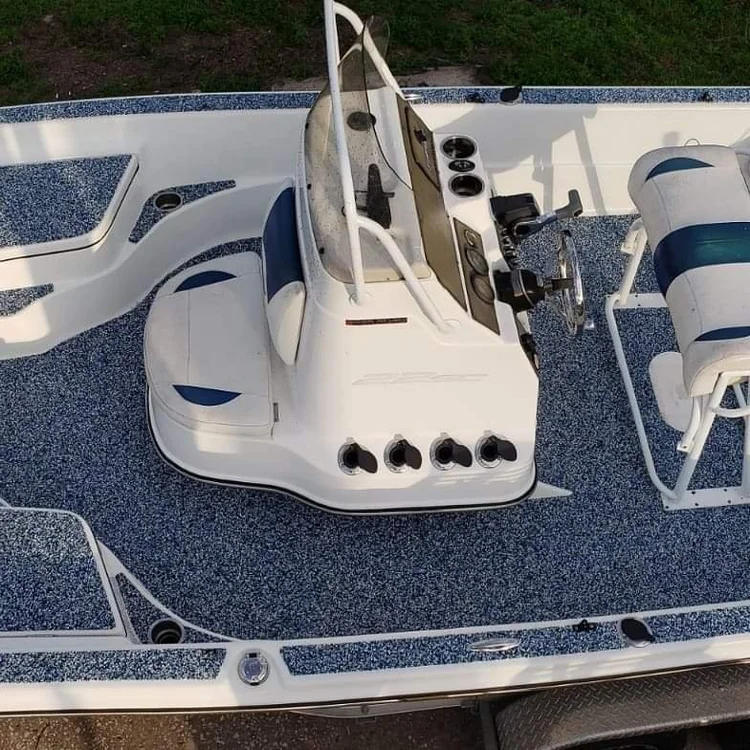 Pontoon Boat Top View