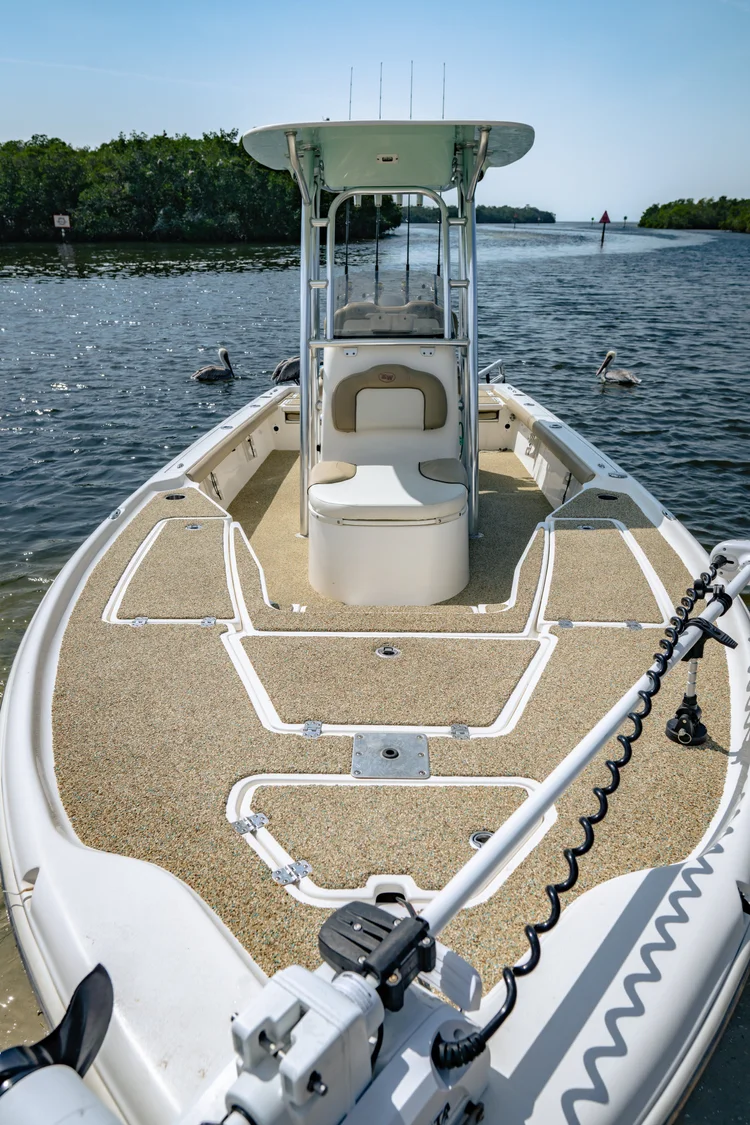 White Fishing Boat on Water