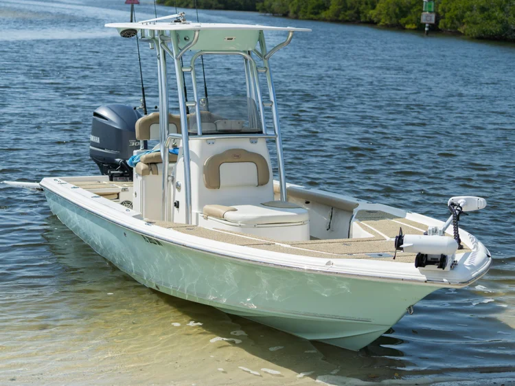 Boat Anchored Near Shore