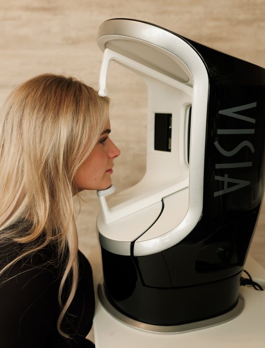 By using VISIA, we can recommend the most effective combination of treatments—such as Morpheus8, CO₂ laser resurfacing, IPL photofacials, microneedling, laser hair removal, and skincare—and track your progress over time.
