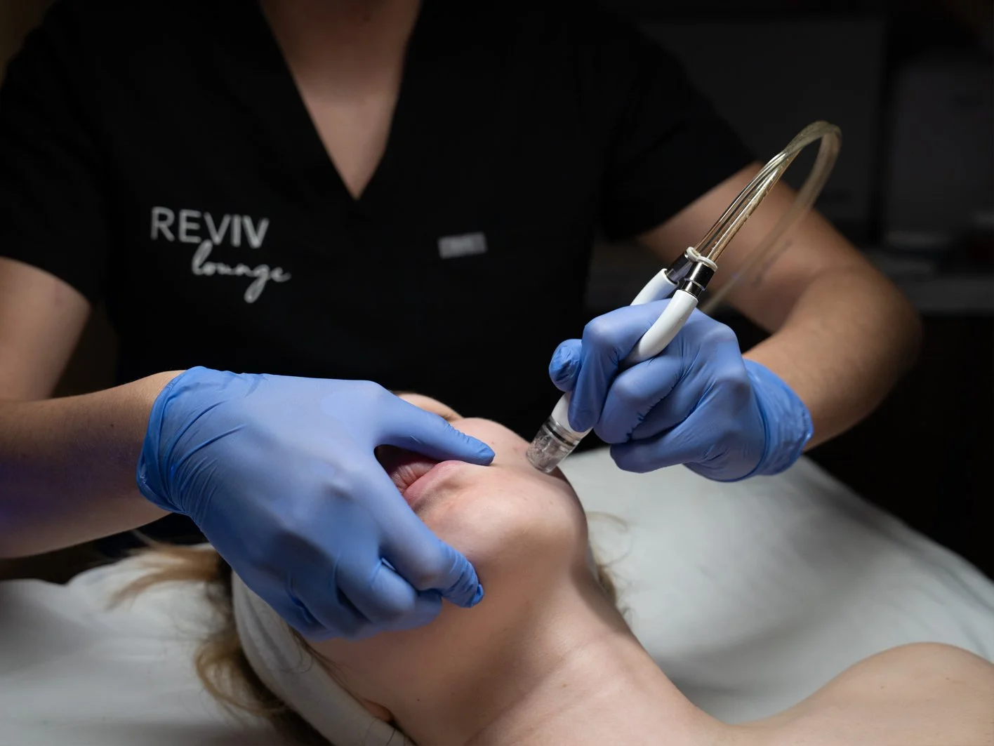 DiamondGlow Facial treatments for skin resurfacing.