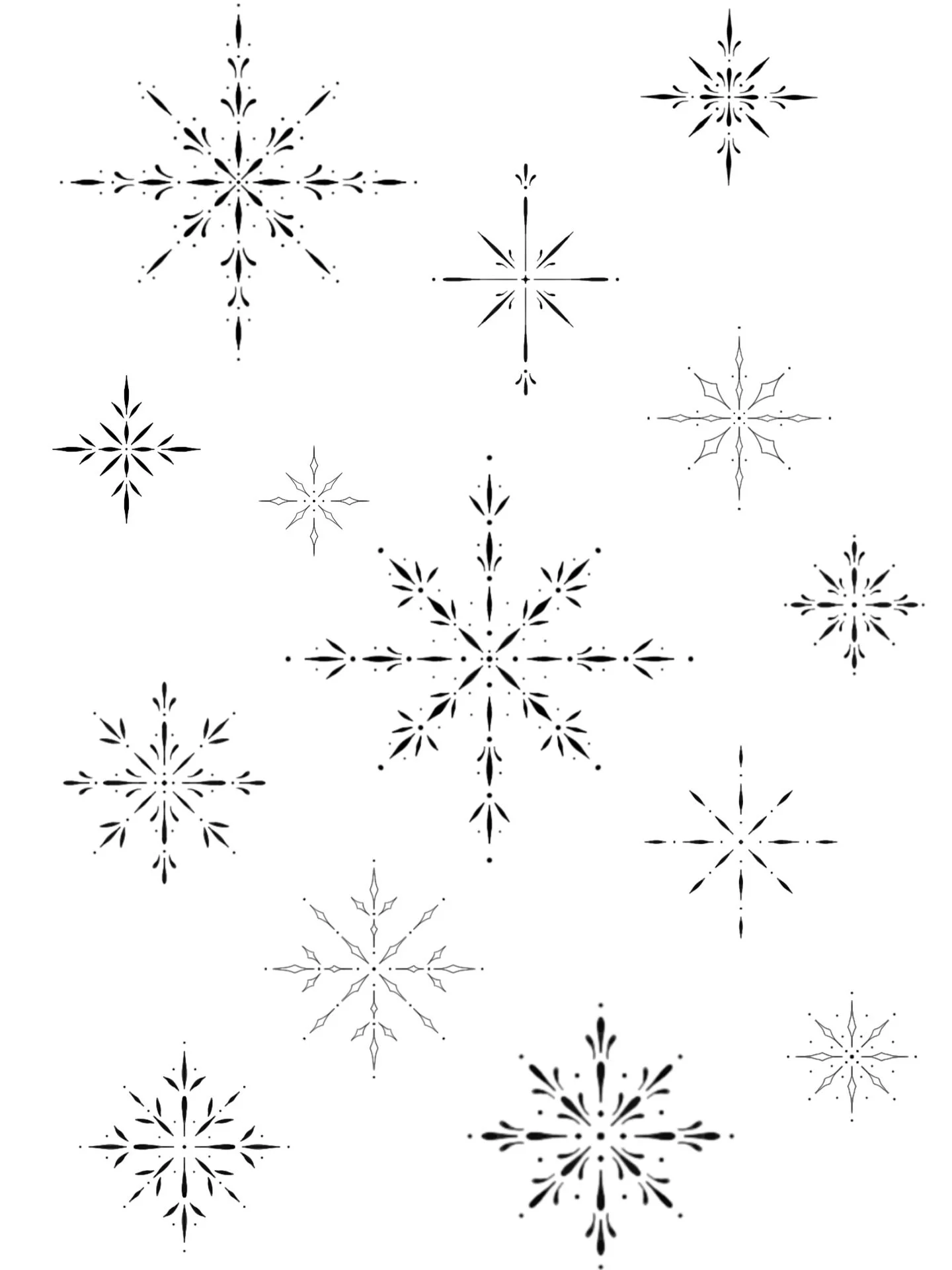 FLASH DAY DECEMBER 23RD 12-6pm❄️

I did some snowflake inspired ornamentals for the new flash sheet🌙

Swipe to see prices>>> 

You may sign up for as many tattoos as you&rsquo;d like. Spots are first come first serve🧚🏼&zwj;♀️

Dm me to cl