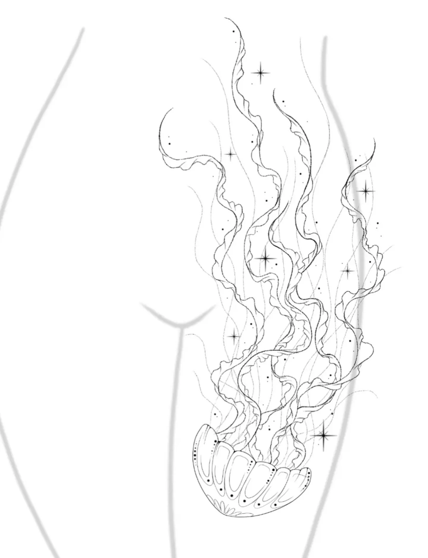 Reposting this flash concept that is AVAILABLE because this is the perfect time to get this jellyfish body concept and have it healed before your beach vacation this summer🪼

Like&mdash; imagine playing mermaids with THIS on your body🧜🏼&zwj;♀️

Th