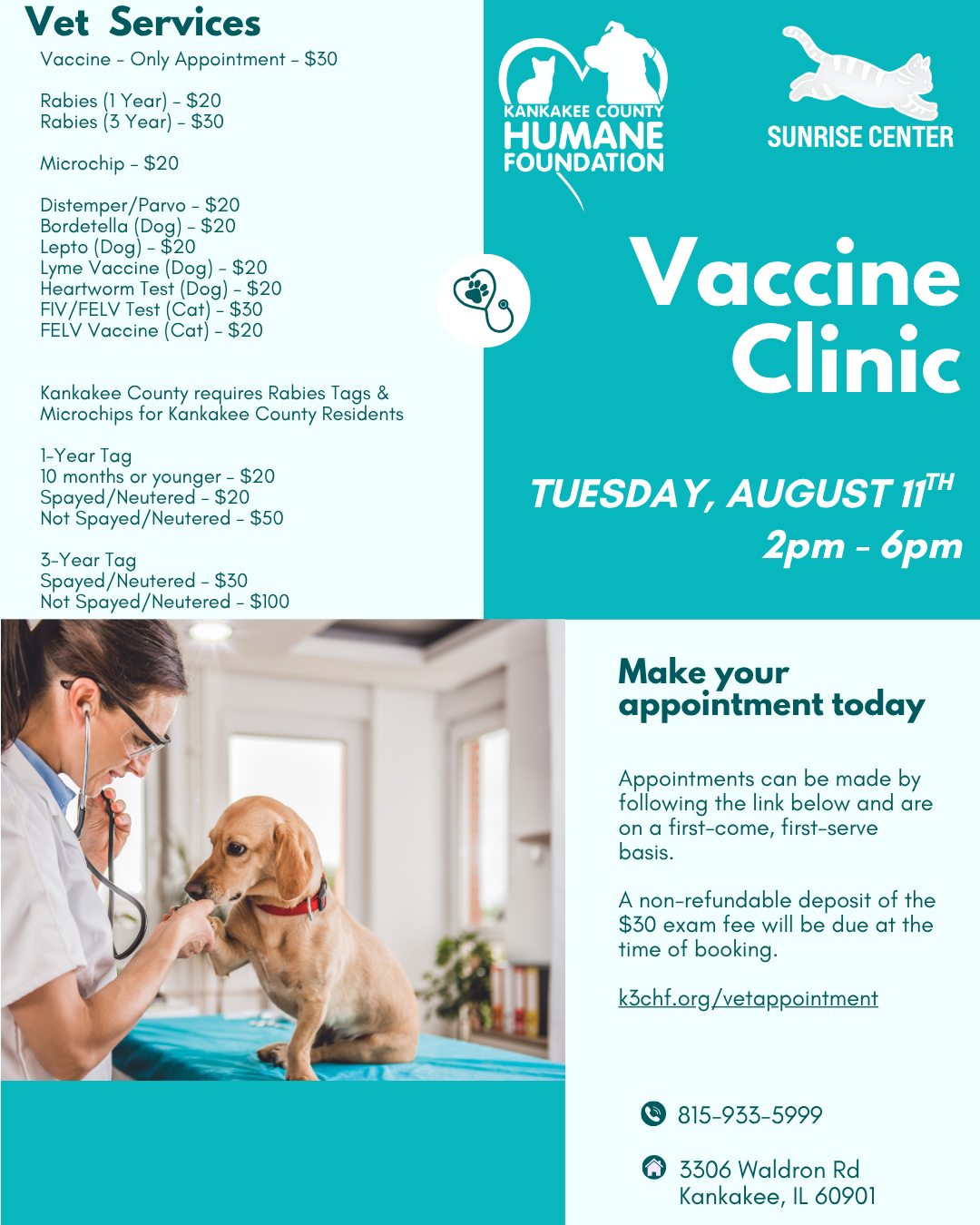 August Vaccine Clinic