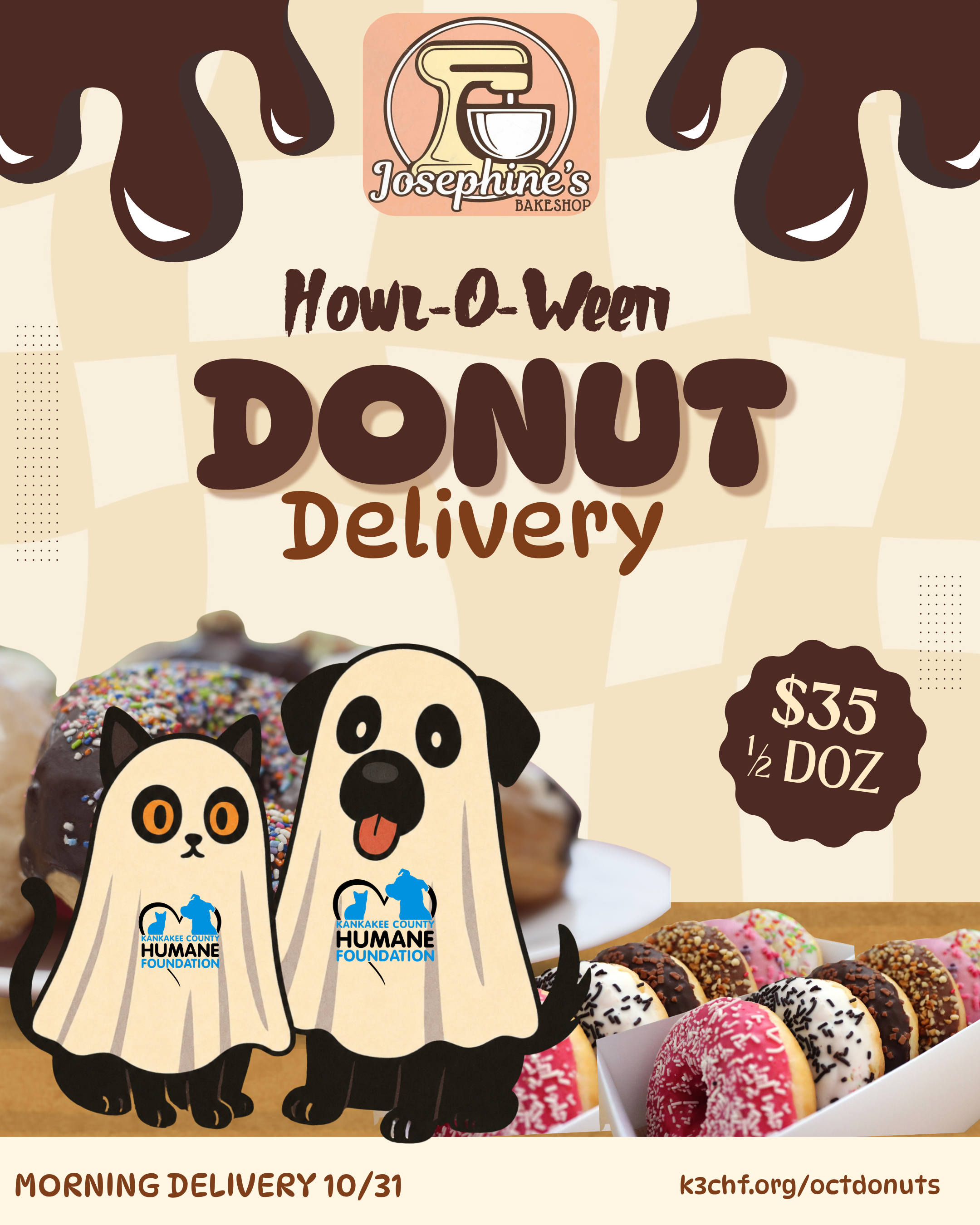 Howl-O-Ween Donut Delivery