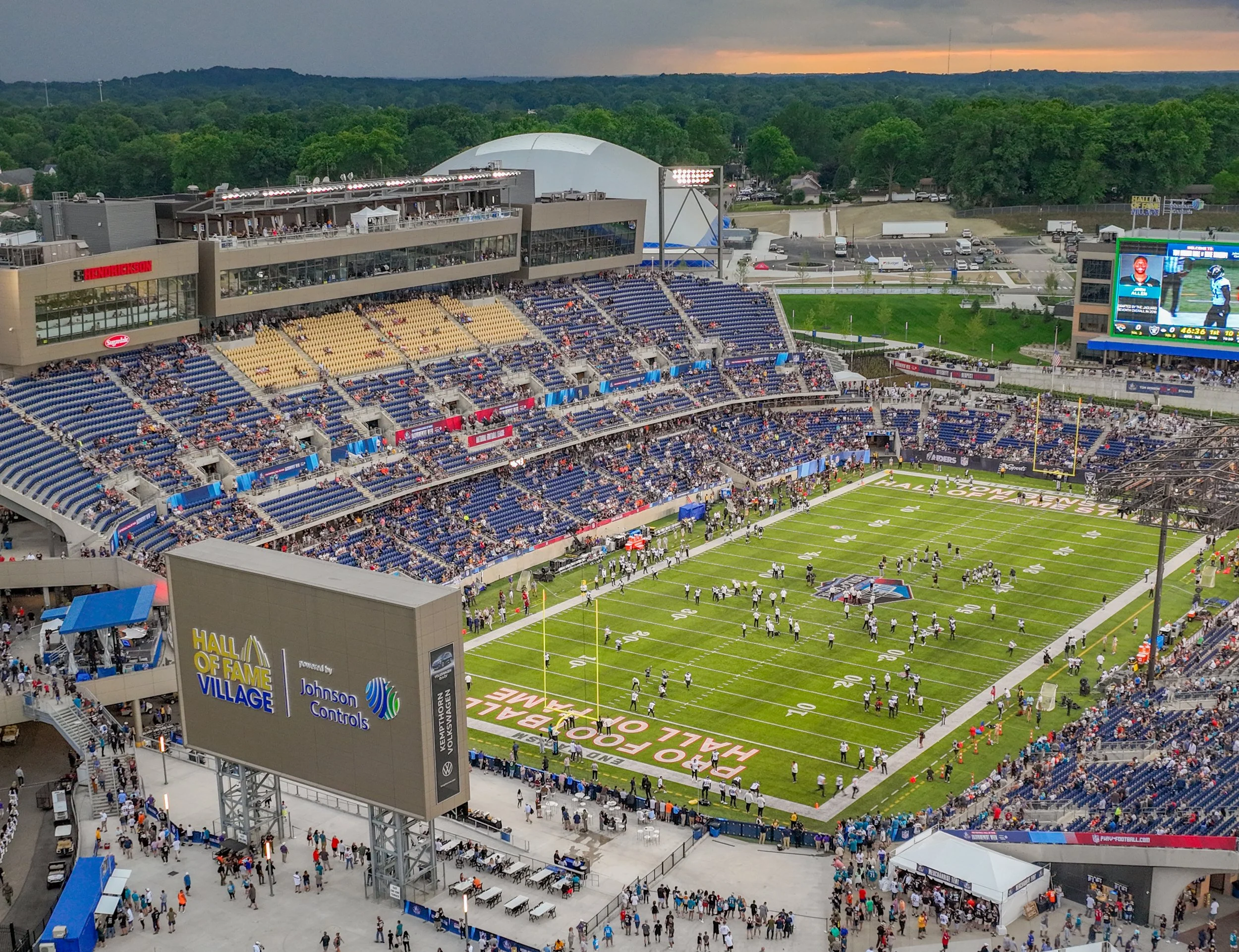 NFL Hall of Fame Game at the Hall of Fame Village in Canton, OH