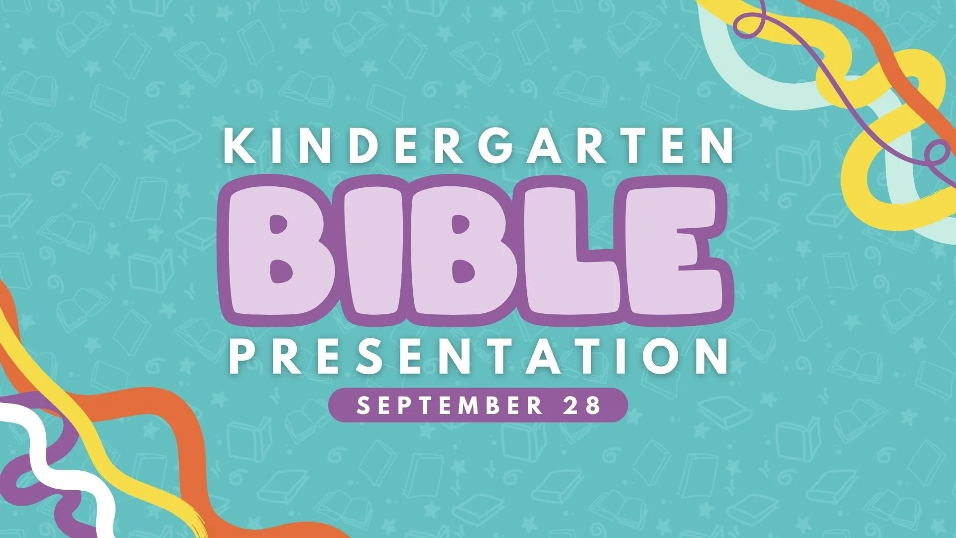 Kindergarten Bible Presentation