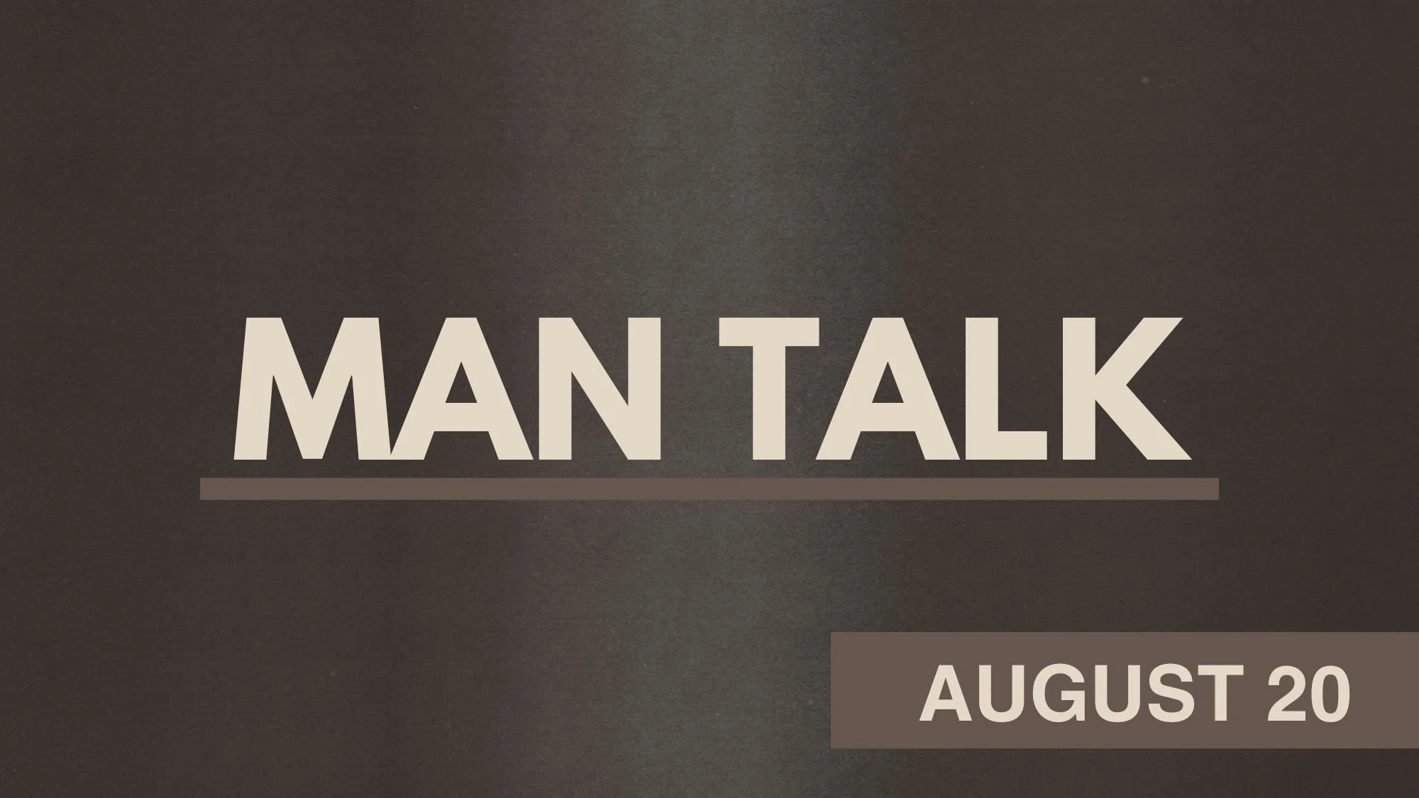 Man Talk