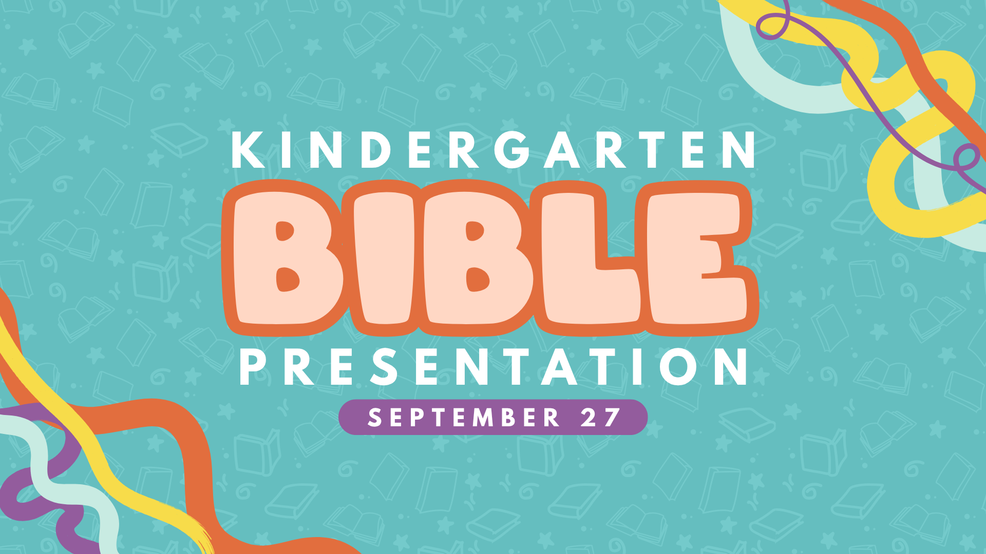 Kindergarten Bible Presentation