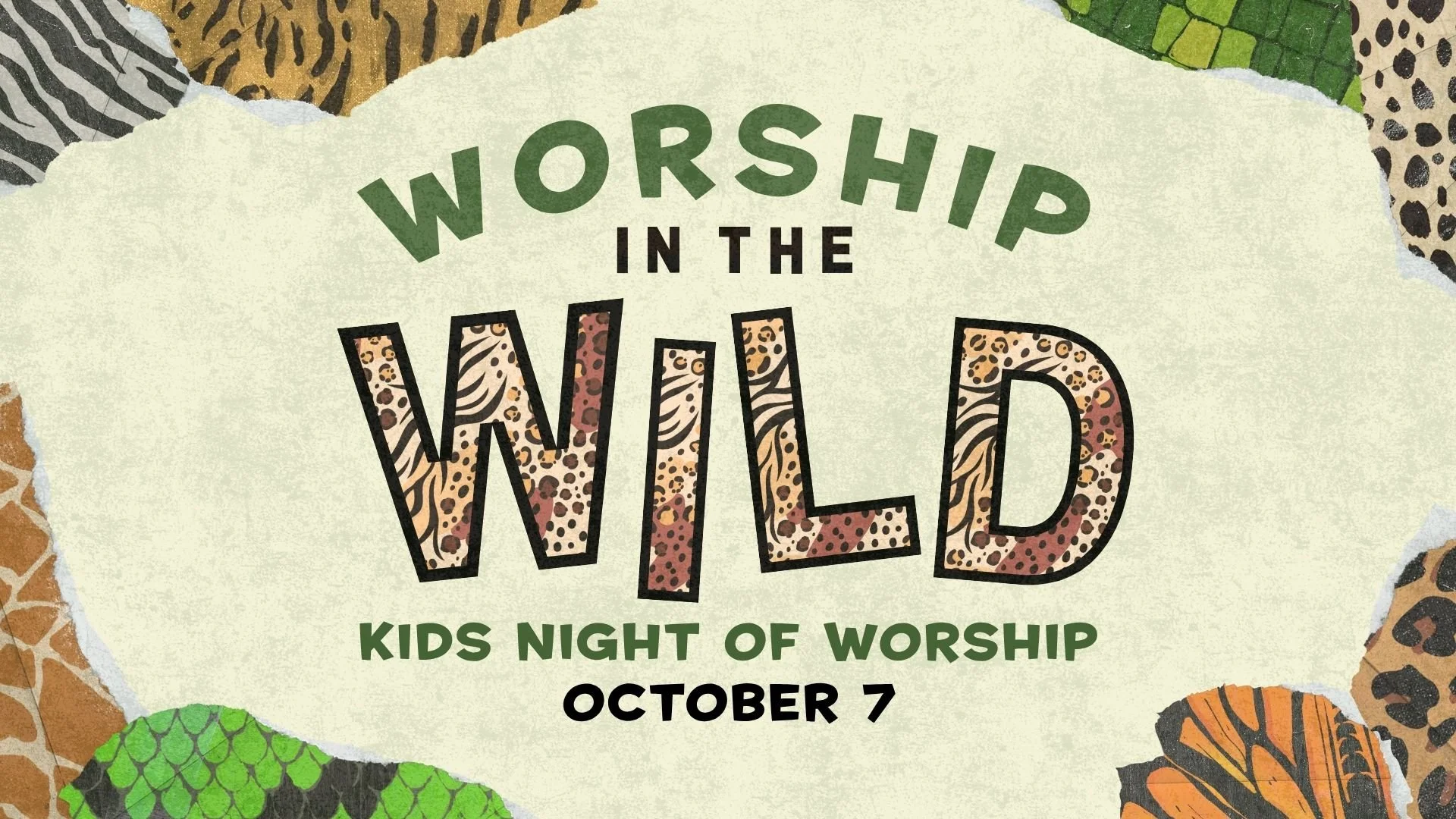 Worship in the Wild (Kids Night of Worship)